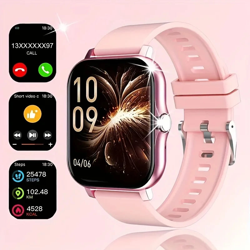 2025 Smart Watch: Full Touch, BT Call, Sports for Android/iOS