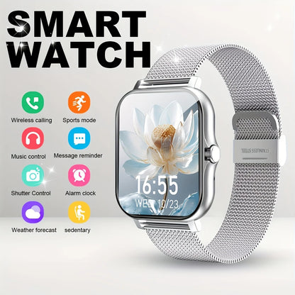 2025 Smart Watch: Full Touch, BT Call, Sports for Android/iOS