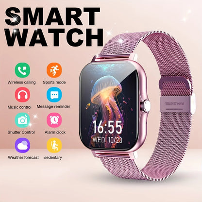2025 Smart Watch: Full Touch, BT Call, Sports for Android/iOS
