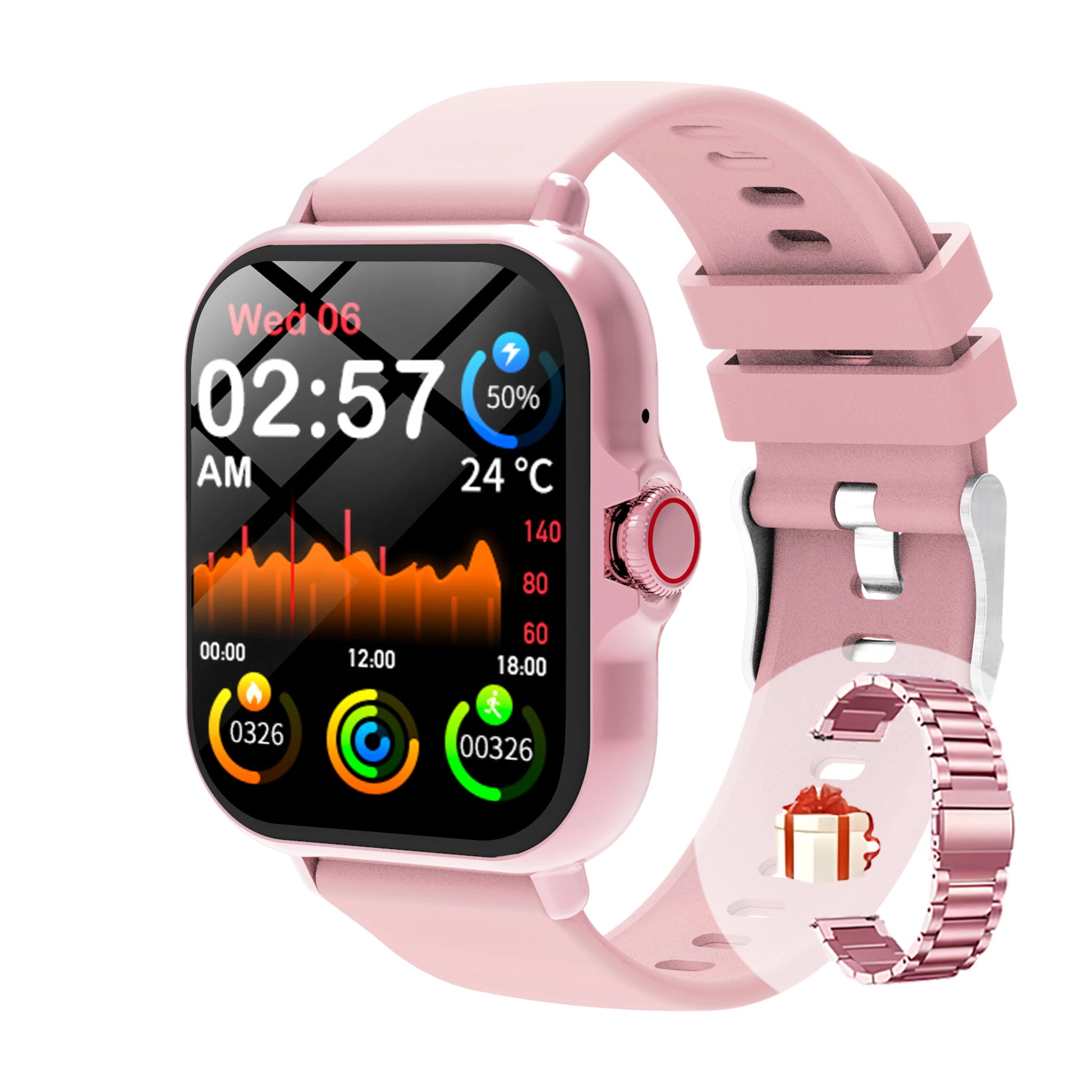 Smart Watch 1.83'' Waterproof Call & Sleep Monitor for iPhone/Android