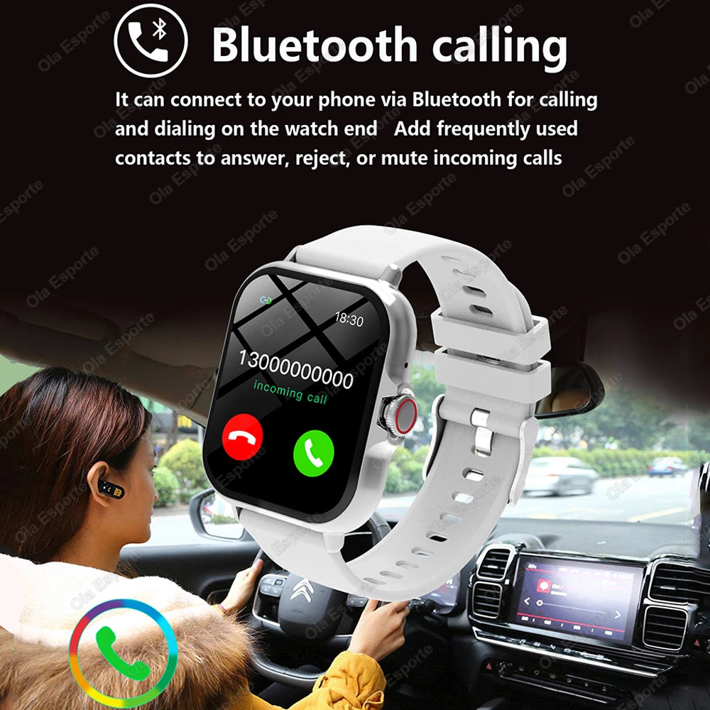 Smart Watch 1.83'' Waterproof Call & Sleep Monitor for iPhone/Android